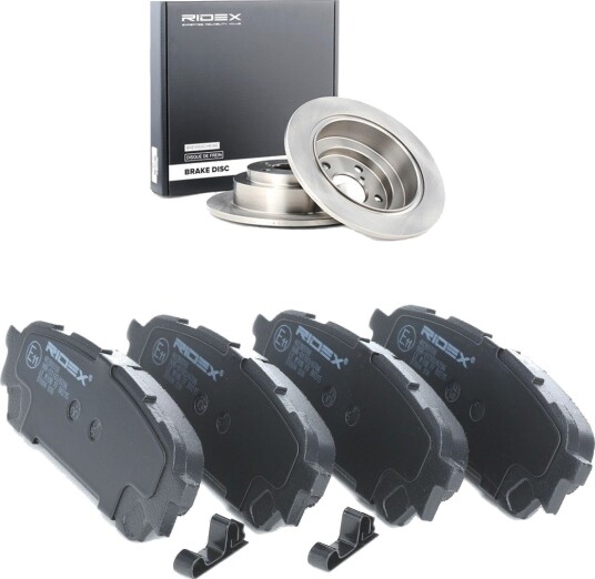 Bremseskiver og -klosser RIDEX 3405B1857
