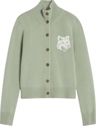 Maison Kitsuné Dame Strikkevarer Grønn M,