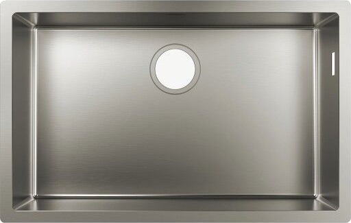 Hansgrohe kjøkkenvask 71x45 cm, rustfritt stål Hansgrohe kjøkkenvask 71x45 cm, rustfritt stål
