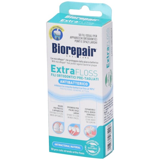 BIOREPAIR Ortodontisk tanntråd ExtraFloss microRepairs 50 pcs.