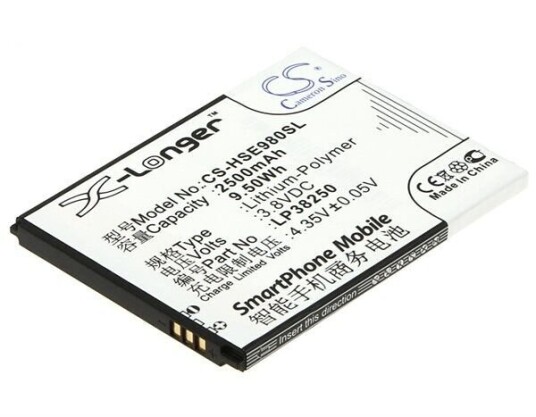 Hisense T980 batteri (2500 mAh 3.8 V)
