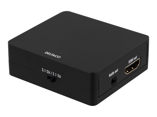 Deltaco HDMI-7038 - HDMI-lydsignalutskiller