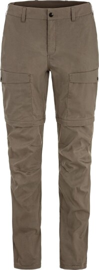 Fjellreven Abisko Hybrid Trail Trs Zip off W Suede Brown 36/R