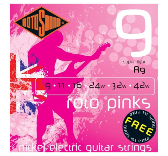 Rotosound R9 Roto Pinks 009 042