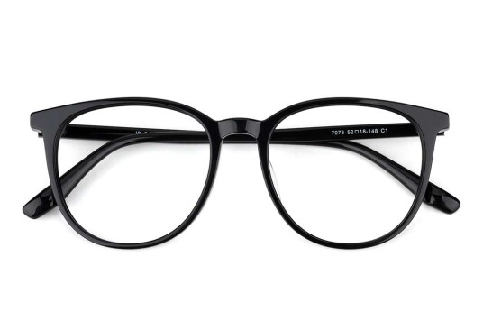 Briller Potomac fra eo Selection Svart Acetate rund Large