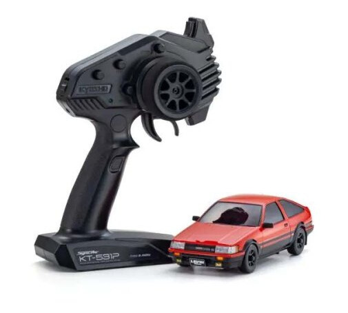 Kyosho 32641RBK Mini Z AWD Toyota Corolla Levin AE86 Red Black 