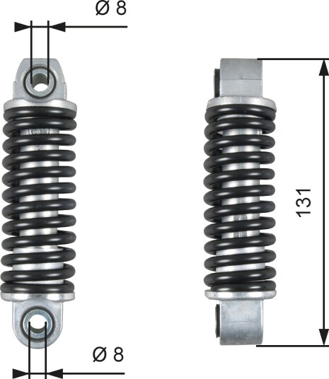 Svingningsdemper kilerem med ribber GATES T39151
