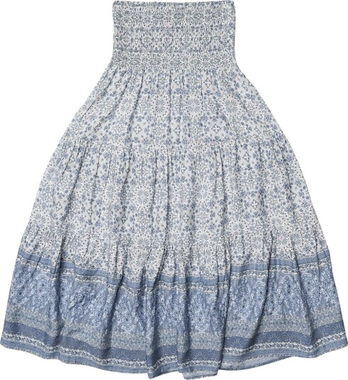 Grunt Grjazmi Print Skirt Blue 152