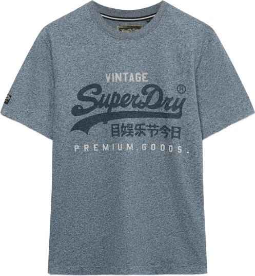 Superdry Vl Heritage Relaxed Tee   Blue   S
