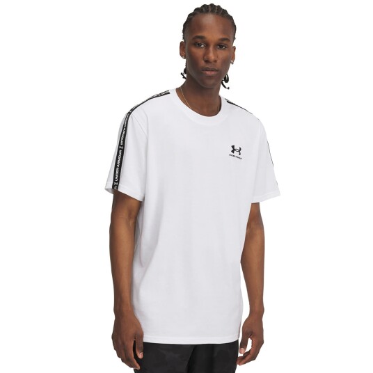 Under Armour Ua Icon Hwt Tee Taping White 2xl T-Shirts Under Armour Ua Icon Hwt Tee Taping White 2xl T-Shirts