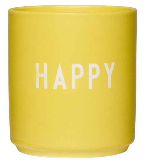 Design Letters favorittkopp 25 cl Happy-yellow Design Letters favorittkopp 25 cl Happy-yellow