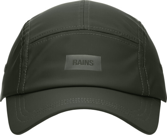 Rains 5 Panel Cap W1 Green OneSize Rains 5 Panel Cap W1 Green OneSize