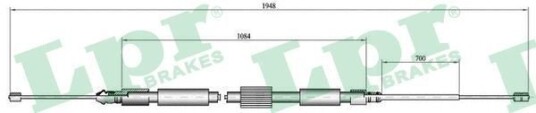 Bremsewire LPR C0714B