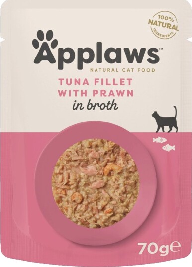 Applaws Våtfôr Cat Natural I Buljong Tunfisk Med Stillehavsreker 48 X 70 G Applaws Våtfôr Cat Natural I Buljong Tunfisk Med Stillehavsreker 48 X 70 G