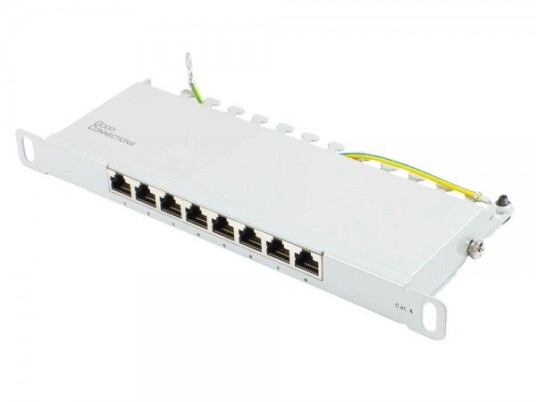 Alcasa Gc-N0123 Gigabit Ethernet Rj45 Cat6 22/26 Grå Stål