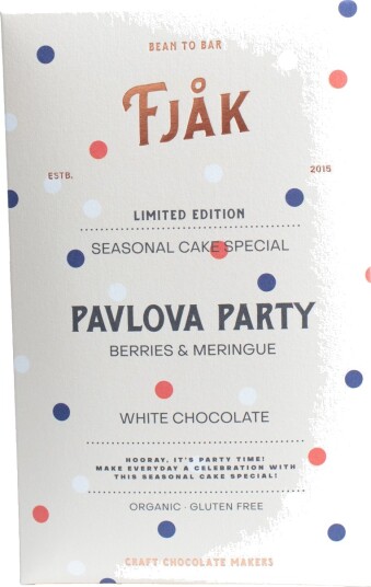 Fjåk White Chocolate Pavlova Party Limited Edition Fjåk White Chocolate Pavlova Party Limited Edition