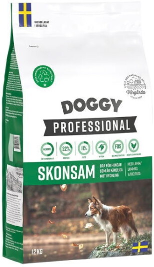 Doggy Professional Ekstra Skånsom (12 kg)