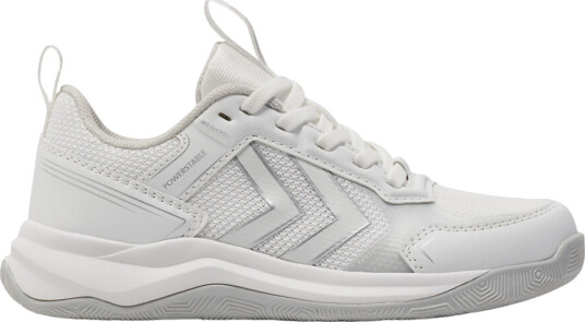 Hummel Innesko Power Stack LC Jr White Hummel 34 Innesko Hvit Sølv