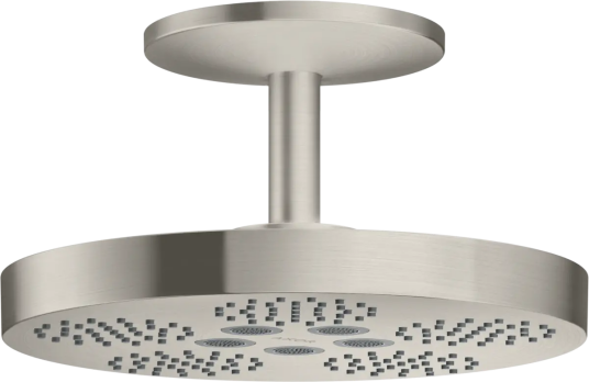 Axor One 2jet Takdusj, Ø280 mm Med 2 stråletyper, Rustfritt Stål-Optikk
