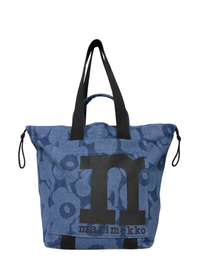 Marimekko Mono City Tote Unikko Blue ONE SIZE