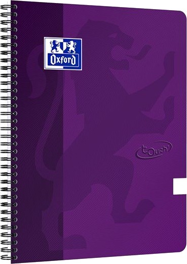 Notatbok A4+ Oxford Touch Lilla Glanset 90 G Notatbok A4+ Oxford Touch Lilla Glanset 90 G