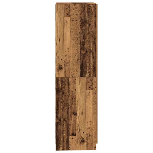 Garderobe gammelt tre 80x52x180 cm konstruert tre 8721158434579