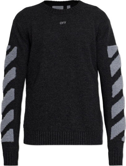 Off White Herre Strikkevarer Svart M,