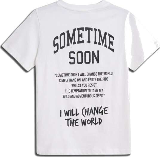 Sometime Soon Dimas t skjorte til barn bright white 128 128 Sometime Soon Dimas t skjorte til barn bright white 128 128
