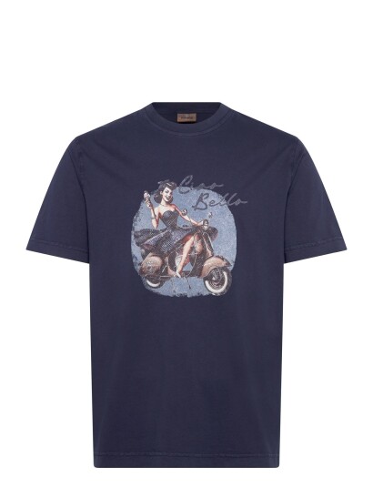 Mos Mosh Gallery Mmgciao O Ss Tee Navy L