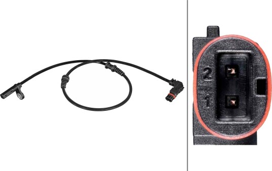 HELLA 6PU 358 216 721 Sensor ABS
