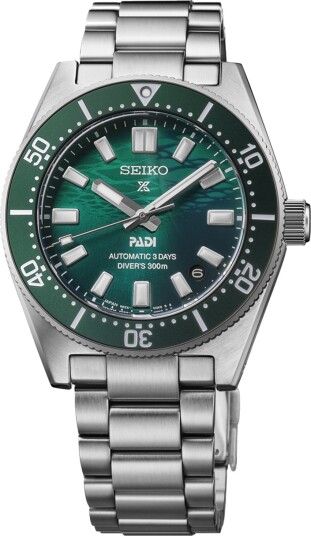 Seiko Herreklokke SPB501J1 Prospex Grønn/Stål Ø40 mm