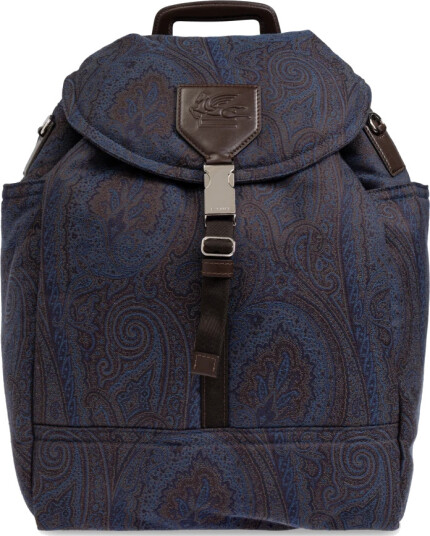 Etro, Herre, Vesker, Blå, ONE SIZE,