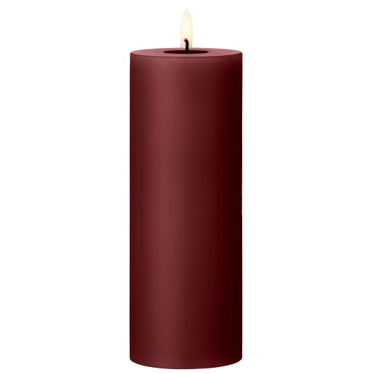 Ester & Erik Led Pillar Candle 20 cm Deep Wine Ester & Erik Led Pillar Candle 20 cm Deep Wine