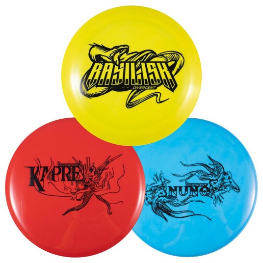 Divergent Max Performance discgolf sett