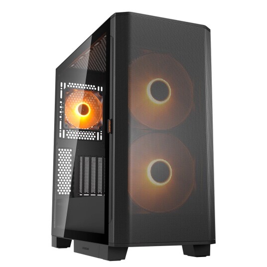 Cougar Midi Tower Airface Flo Argb Schwarz CGR 5YA6B RGB