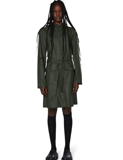 Rains Curve Long Jacket W3 Green XL Rains Curve Long Jacket W3 Green XL
