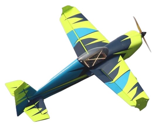 Pilot-RC Slick 67inch ARF - Green/Blue