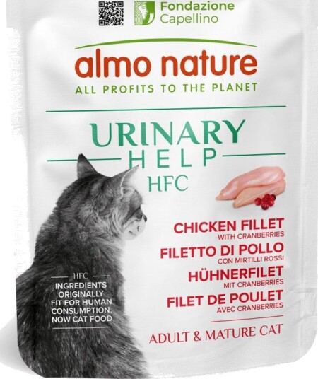 Almo Nature Hfc Våtfôr Urinary Help Med Tyttebær Kyllingfilet 24 X 50 G