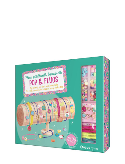 Auzou Jewellery Factory - Sparkly Pop And Neon Bracelets - Multi/patterned - ONE SIZE
