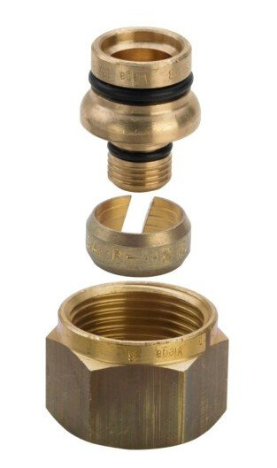 Viega Rødgods klemringskobling 15 mm x 3/4" Viega Rødgods klemringskobling 15 mm x 3/4"