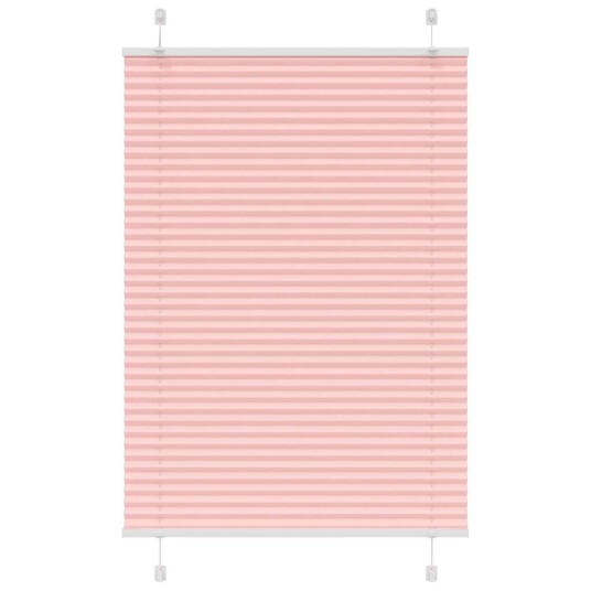 plisségardin Rosa 85x100 cm Stoff Bredde 84,4 Polyester