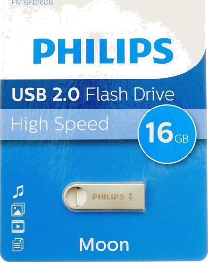 Philips Usb 2.0 16Gb Moon Vintage Silver