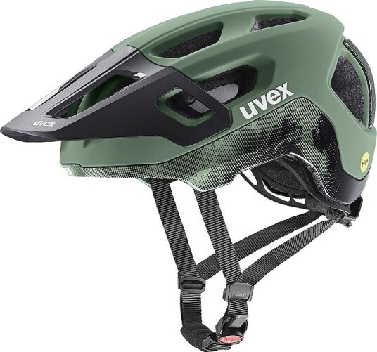 uvex React MIPS sykkelhjelm moss green/black matt