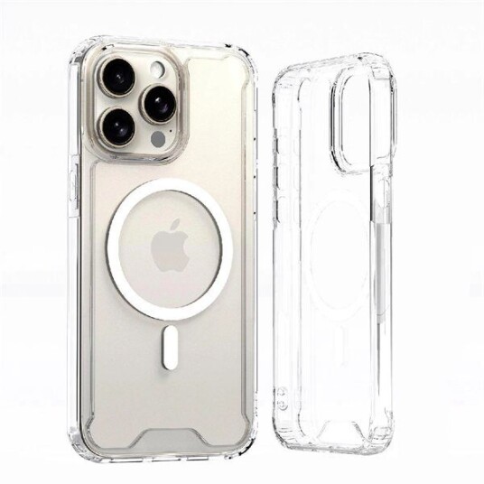 Wozinsky Clear Corner MagSafe Case for Samsung Galaxy S24 FE Transparent