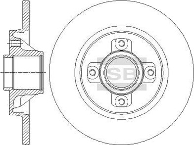 Hi Q SD6001 Bremseskive