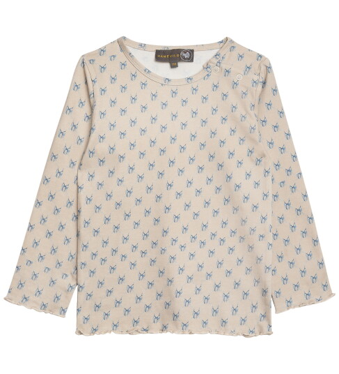 Hanevild Bow Blouse   Cream   98