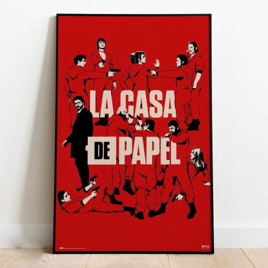 La Casa De Papel Plakat - 91,5 x 61 cm La Casa De Papel Plakat - 91,5 x 61 cm