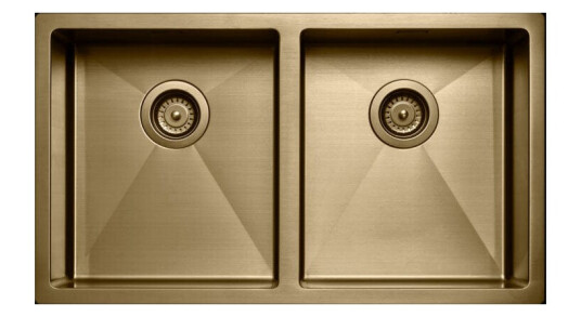 Tapwell Ta4040 PVD Kjøkkenvask Messing (TA-9425536)