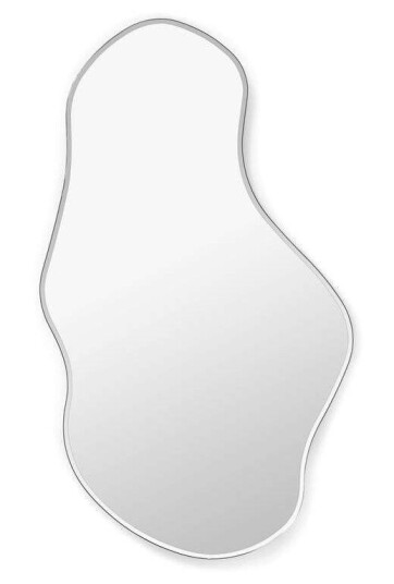 Pond Speil Large Dark Chrome