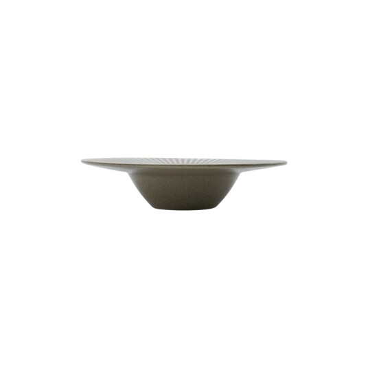 House Doctor - Pleat pastatallerken 26 cm grå/brun House Doctor - Pleat pastatallerken 26 cm grå/brun